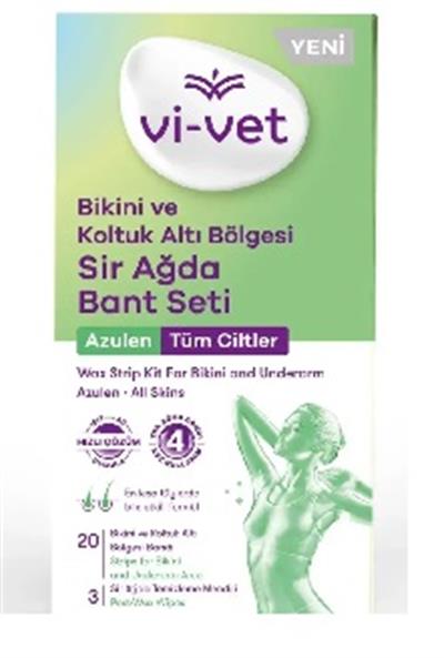 Vivet Bikini Ve Koltuk Altı Bölgesi Sir Ağda Bant Seti