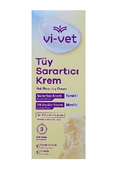 Vivet Tüy Sarartıcı Krem Tüp 35/70ml